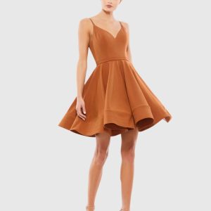 Low Back A-Line Party Dress